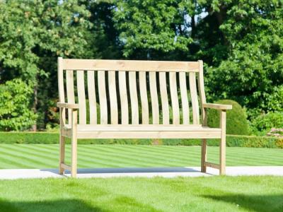 Product photograph of Alexander Rose Pine Farmers Bench 5ft from Choice Furniture Superstore