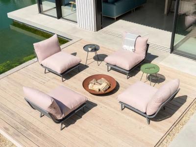 Product photograph of Alexander Rose Beach Lounge Mid Module With Cushion from Choice Furniture Superstore