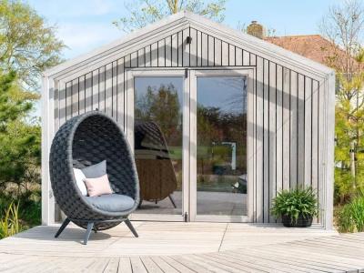 Alexander Rose Cordial Luxe Dark Grey Garden Lucy Chair With Base