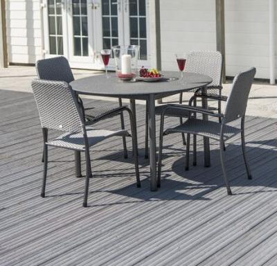 Product photograph of Alexander Rose Portofino 4 Seater Stone Top Round Table from Choice Furniture Superstore
