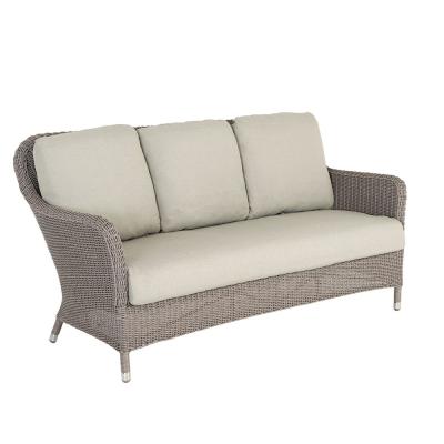 Alexander Rose Hazelmere Grey Weave 3 Seater Garden Sofa