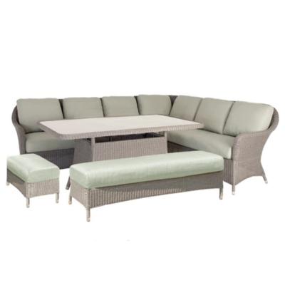 Alexander Rose Hazelmere Natural Weave Garden Casual Dining Set