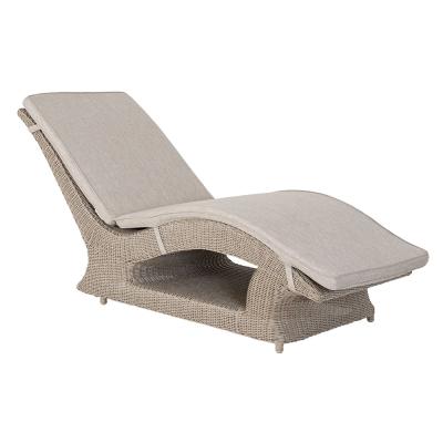 Alexander Rose Hazelmere Natural Weave Garden Fixed Sunbed
