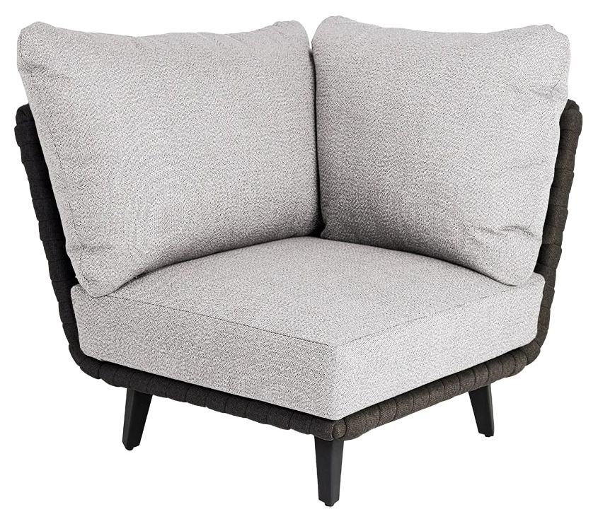 Alexander Rose Cordial Luxe Dark Grey Garden Corner Module
