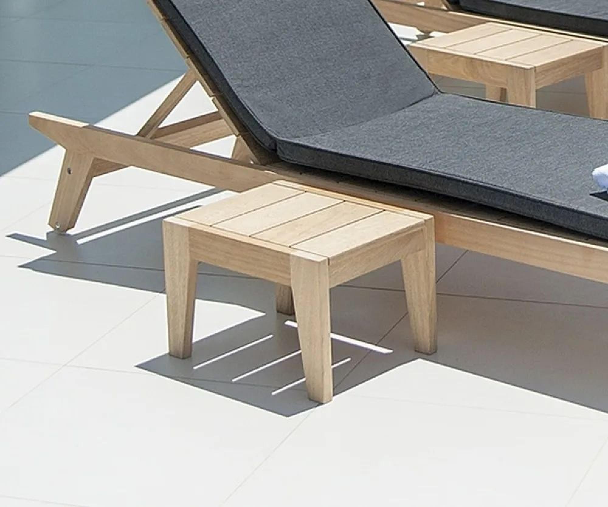 Alexander Rose Roble Sunbed Garden Side Table