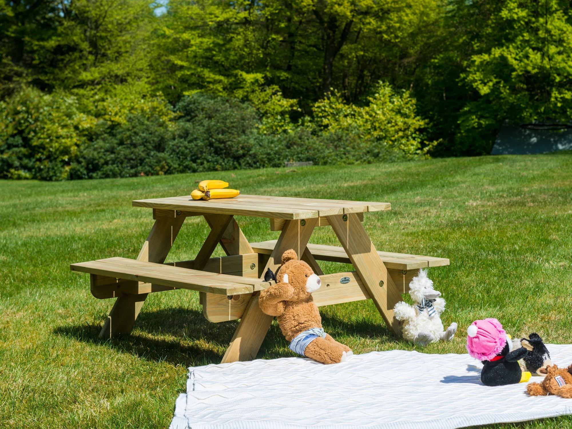 Alexander Rose Pine Childrens Garden Picnic Table