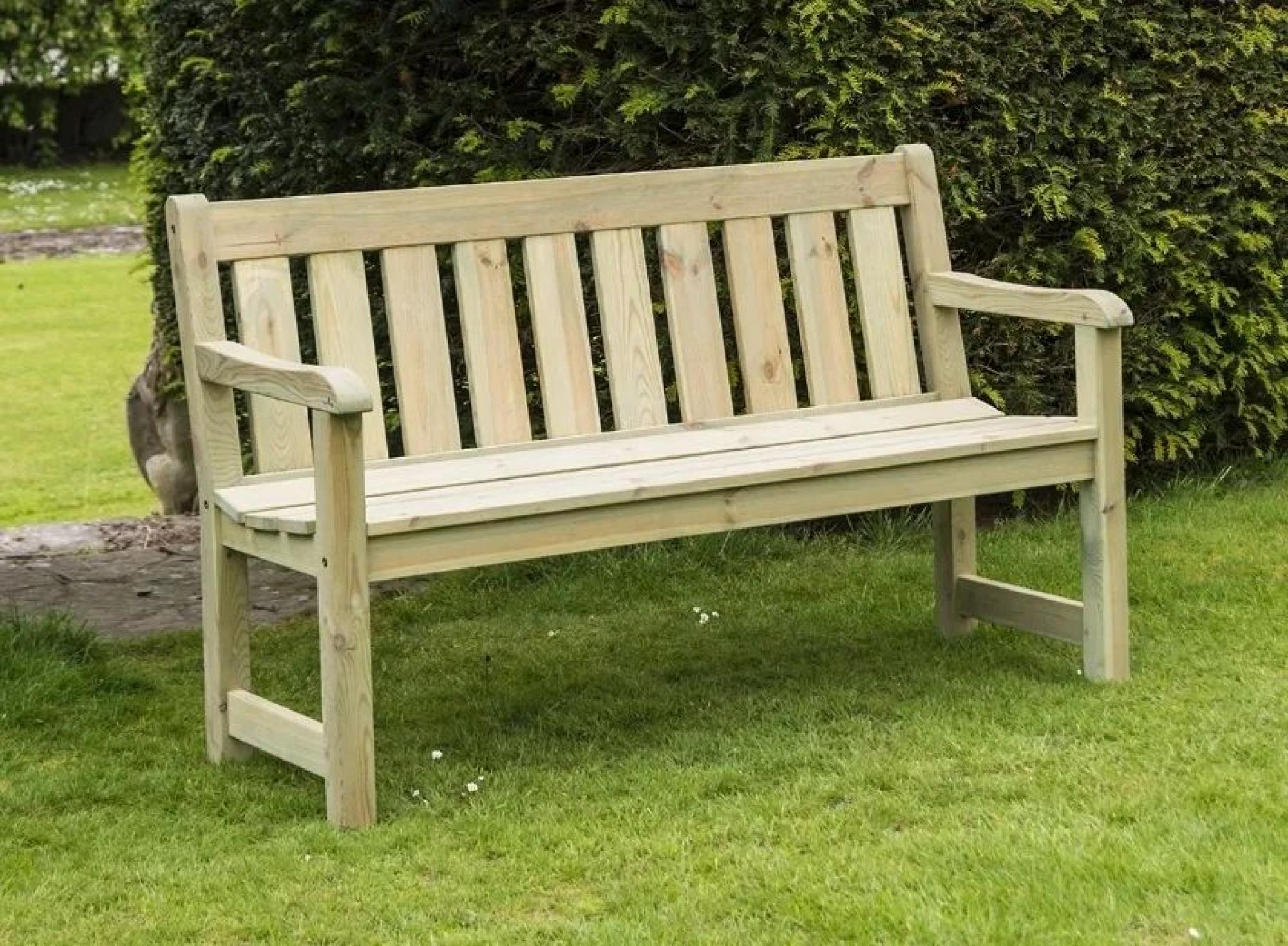Alexander Rose Pine Marlow Garden 5ft Bench