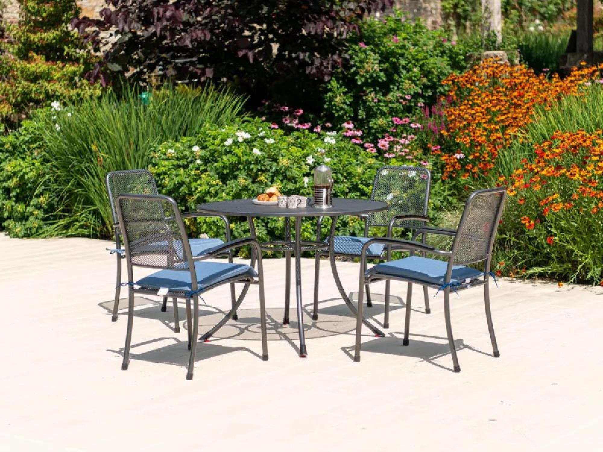 Alexander Rose Portofino Round Garden Dining Table - 105cm