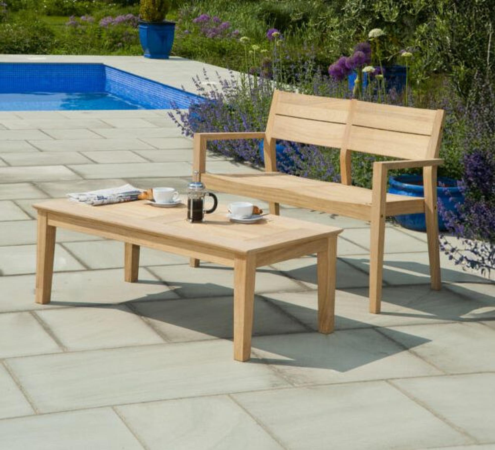 Alexander Rose Roble Wood Garden 4ft Bench