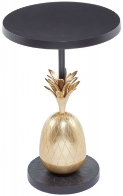 Product photograph of Enlow Pineapple Round Side Table from Choice Furniture Superstore