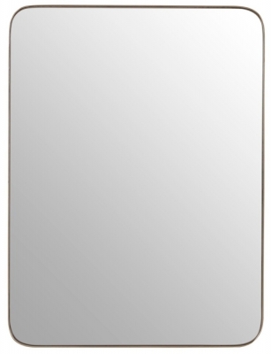 Product photograph of Villisca Natural Wood Newell Wall Mirror from Choice Furniture Superstore