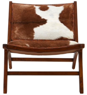 Product photograph of Arroyo Goat Hide Chair from Choice Furniture Superstore