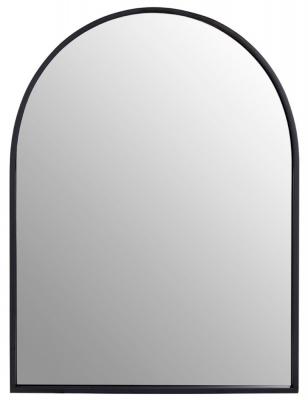 Product photograph of Bellwood Black Large Wall Mirror from Choice Furniture Superstore