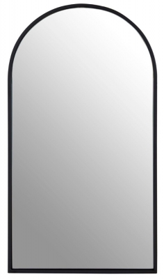 Product photograph of Bellwood Black Wall Mirror from Choice Furniture Superstore