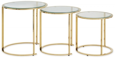 Product photograph of Kelley Round Nest Of Table Set Of 3 from Choice Furniture Superstore