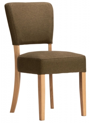 Product photograph of Kimber Forest Fabric Dining Chair Sold In Pairs from Choice Furniture Superstore