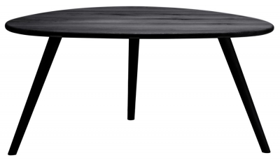 Product photograph of Marina Black Oak Triangle Shape Coffee Table from Choice Furniture Superstore