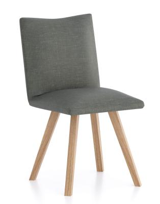 Ashton Set Of 2 Milano Grey Fabric Dining Chair