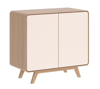 Ashton White Oak 90cm Small 2 Door Sideboard