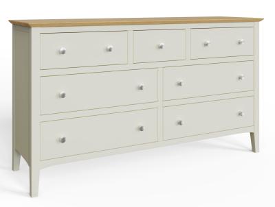 Product photograph of Alwin Grey Painted 3 4 Drawer Chest from Choice Furniture Superstore