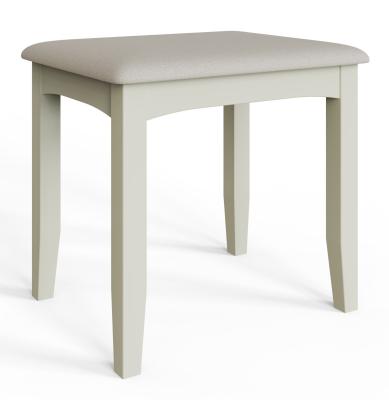 Product photograph of Alwin Grey Painted Dressing Stool from Choice Furniture Superstore