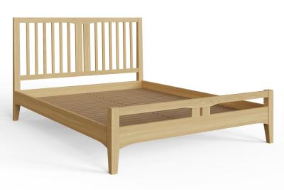 Product photograph of Alwin Oak Bed - Sizes Available from Choice Furniture Superstore