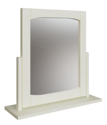 Product photograph of Alwin Grey Painted Dressing Mirror from Choice Furniture Superstore