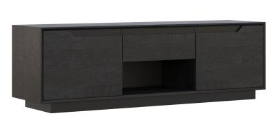 Layne Black Oak 160cm Tv Unit