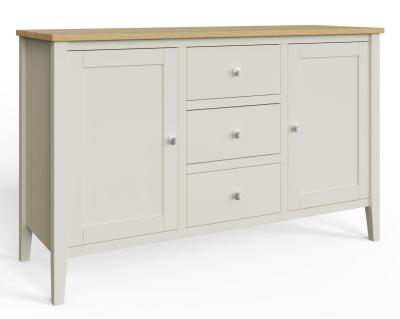 Lathen Grey Painted 125cm Medium 2 Door Sideboard