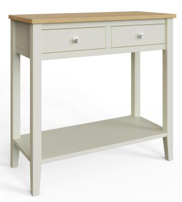 Lathen Grey Painted 2 Drawer Console Table