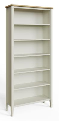 Lathen Grey Painted Tall Bookcase