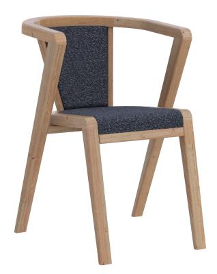 Set Of 2 Layne Byran Oak And Basalt Dining Chair