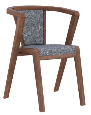 Product photograph of Set Of 2 Layne Byran Smoked Oak And Charcoal Dining Chair from Choice Furniture Superstore