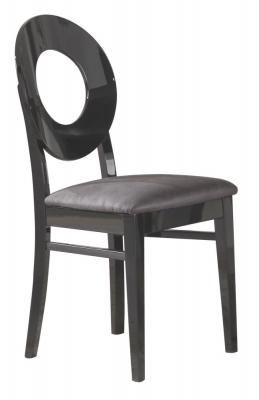 Product photograph of Bagni Oval Wooden Italian Dining Chair Sold In Pairs from Choice Furniture Superstore