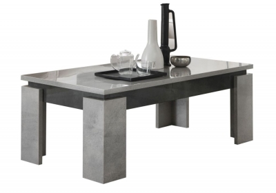 Product photograph of Milo Grey Marble Effect Italian Coffee Table from Choice Furniture Superstore