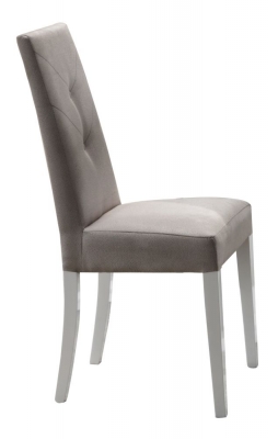 Product photograph of Naro Fabric Italian Dining Chair Sold In Pairs from Choice Furniture Superstore