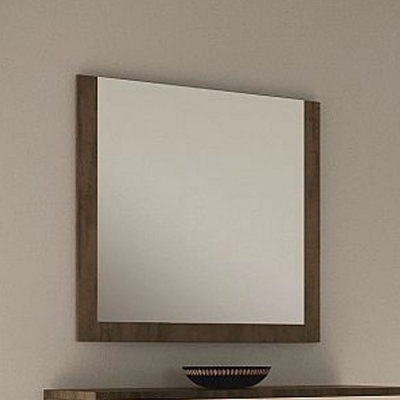 Product photograph of Meridian Brown Italian Wall Mirror from Choice Furniture Superstore