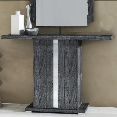 Augusta Italian Grey Oak Effect Console Table