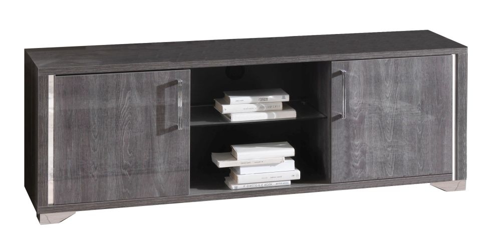Augusta Italian Grey Oak Effect 157cm TV Unit