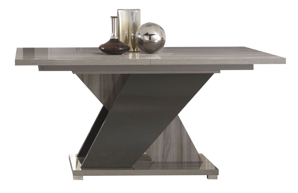 Bagni Italian 6-8 Seater Extending Pedestal Dining Table