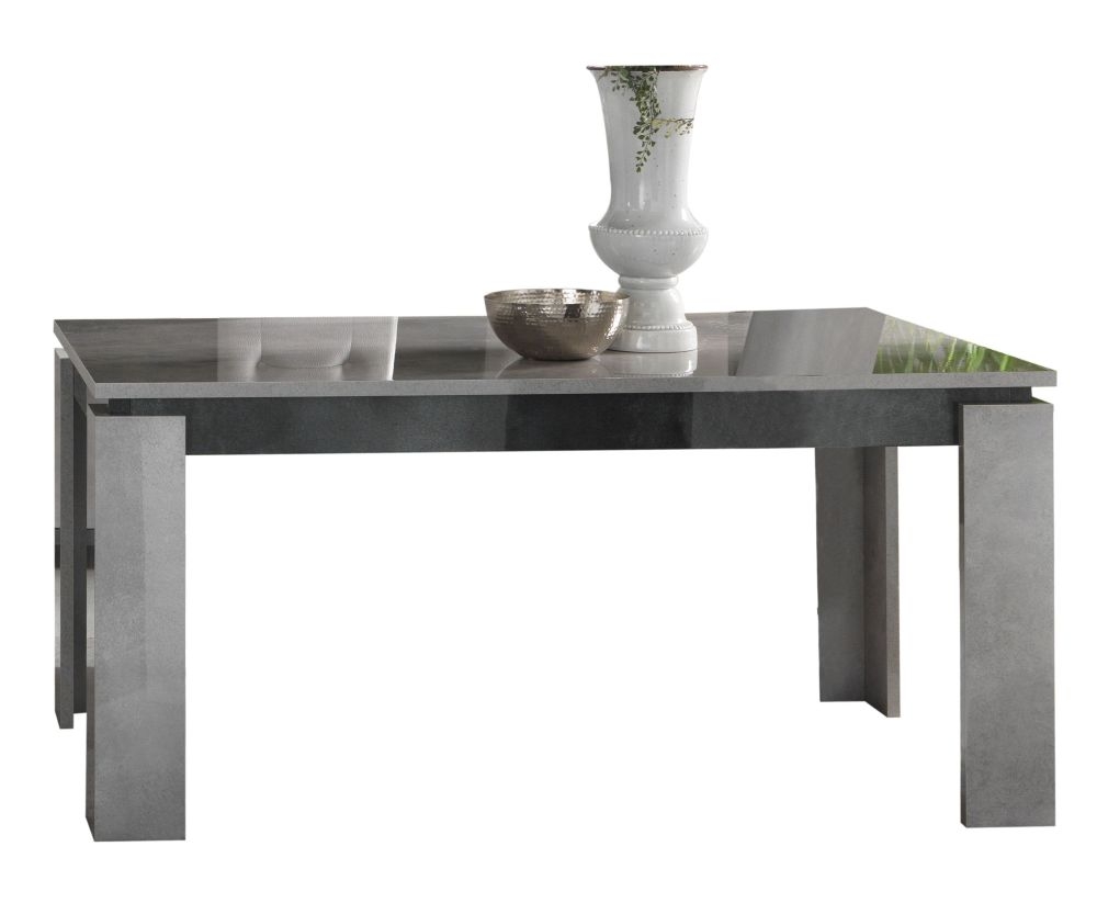 Milo Italain Grey 6-8 Seater Extending Dining Table