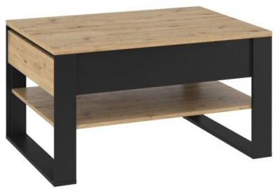 Product photograph of Quant Oak Coffee Table from Choice Furniture Superstore