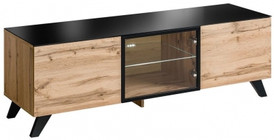 Product photograph of Avondale Oak Effect 100cm Tv Unit from Choice Furniture Superstore