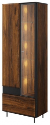 Product photograph of Borga Oak 2 Door Cabinet from Choice Furniture Superstore