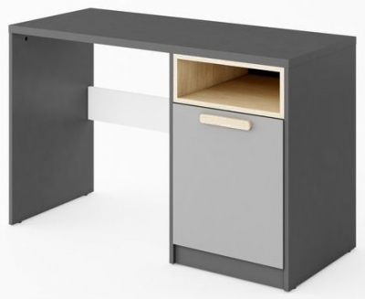 Product photograph of Pok Graphite Computer Desk from Choice Furniture Superstore