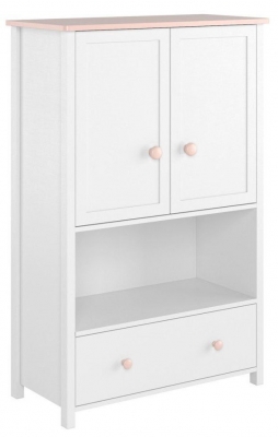 Product photograph of Luna White Cabinet from Choice Furniture Superstore