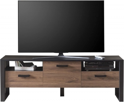 Product photograph of Fernwood Walnut Large Tv Unit from Choice Furniture Superstore