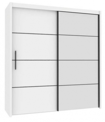 Product photograph of Inova 2 Door Mirror Sliding Wardrobe from Choice Furniture Superstore