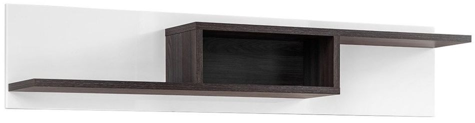 Austin White Gloss Wall Shelf