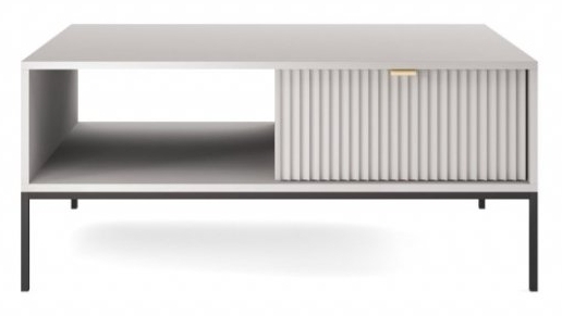 Kiron Grey Ribbed Coffee Table
